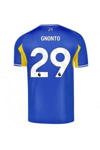 Leeds United Wilfried Gnonto #29 Voetbaltruitje Uit tenue 2025-26 Korte Mouw